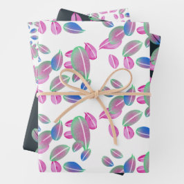 verpakkingspapier met bloemblaadjes inpakpapier vel