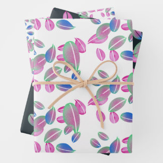 verpakkingspapier met bloemblaadjes inpakpapier vel