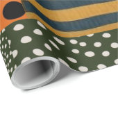 verpakkingspapier met de afrikaanse textielinspira cadeaupapier (Rol Hoek)