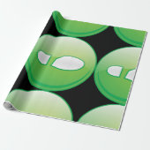 Verpakkingspapier met één voetafdruk cadeaupapier (Uitgerold)