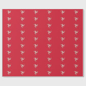 Verpakkingspapier met Man vlag, VK Cadeaupapier (Vlak)