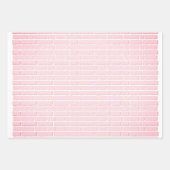 Verpakkingspapier met roze baksteen inpakpapier vel (Voorkant 2)