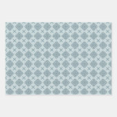 Verpakkingspapier met sneeuwvlokken inpakpapier vel (Voorkant 2)