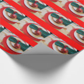 verpakkingspapier met vakantietabel cadeaupapier (Hoek)