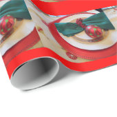 verpakkingspapier met vakantietabel cadeaupapier (Rol Hoek)