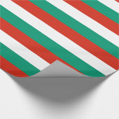 Verpakkingspapier met vlag van Bulgarije Cadeaupapier (Hoek)