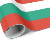 Verpakkingspapier met vlag van Bulgarije Cadeaupapier (Rol Hoek)
