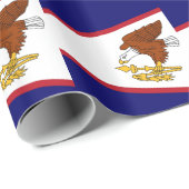 Verpakkingspapier met vlag van de Amerikaanse Samo Cadeaupapier (Rol Hoek)