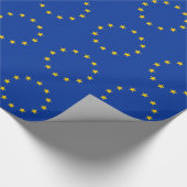 Verpakkingspapier met vlag van de Europese Unie Cadeaupapier (Hoek)