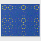 Verpakkingspapier met vlag van de Europese Unie Cadeaupapier (Vlak)
