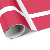 Verpakkingspapier met vlag van Denemarken Cadeaupapier (Rol Hoek)