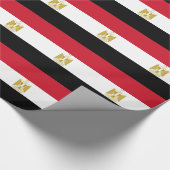 Verpakkingspapier met vlag van Egypte Cadeaupapier (Hoek)