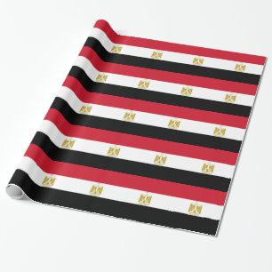 Verpakkingspapier met vlag van Egypte Cadeaupapier