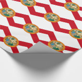 Verpakkingspapier met vlag van Florida Cadeaupapier (Hoek)