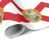 Verpakkingspapier met vlag van Florida Cadeaupapier (Rol Hoek)