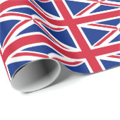 Verpakkingspapier met Vlag van het Verenigd Konink Cadeaupapier (Rol Hoek)