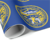 Verpakkingspapier met vlag van Nebraska Cadeaupapier (Rol Hoek)