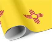 Verpakkingspapier met vlag van New Mexico Cadeaupapier (Rol Hoek)