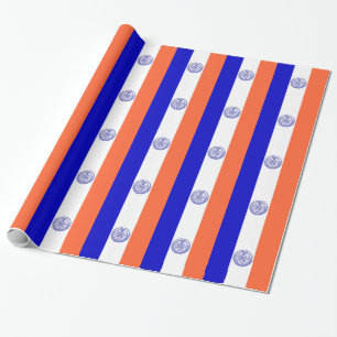 Verpakkingspapier met vlag van New York City Cadeaupapier