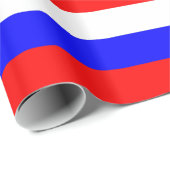 Verpakkingspapier met vlag van Rusland Cadeaupapier (Rol Hoek)