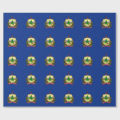 Verpakkingspapier met vlag van Vermont Cadeaupapier (Vlak)