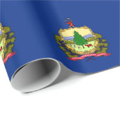 Verpakkingspapier met vlag van Vermont Cadeaupapier (Rol Hoek)