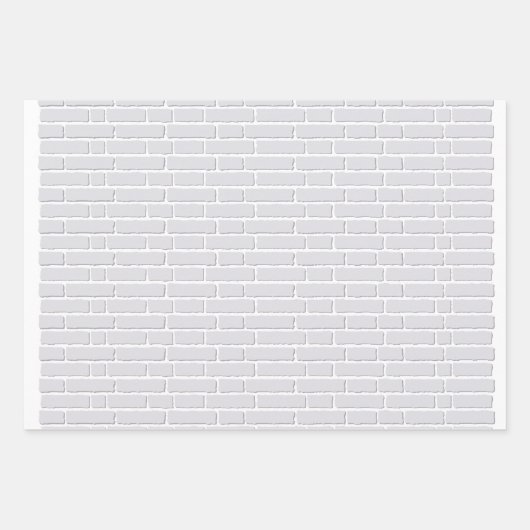 Verpakkingspapier met witte baksteen inpakpapier vel (Voorkant 3)