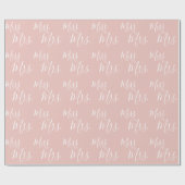 Verpakkingspapier - Miss to Mrs Roos Gold Cadeaupapier (Vlak)