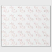 Verpakkingspapier - Miss to Mrs Roos Gold Cadeaupapier (Vlak)