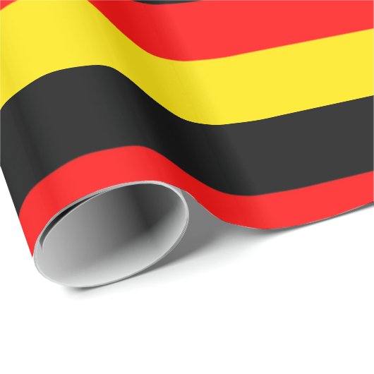 Verpakkingspapier onder Duitse vlag Cadeaupapier (Rol Hoek)