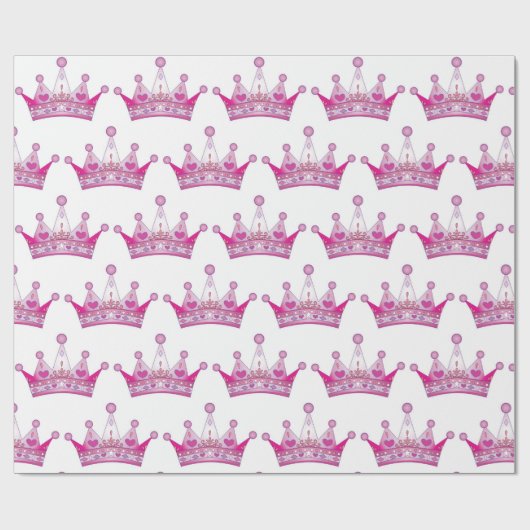 Verpakkingspapier - onze kleine prinses cadeaupapier (Vlak)