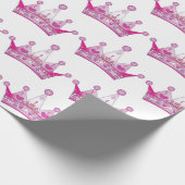 Verpakkingspapier - onze kleine prinses cadeaupapier (Hoek)