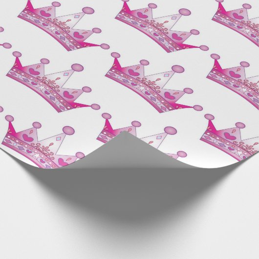 Verpakkingspapier - onze kleine prinses cadeaupapier (Hoek)