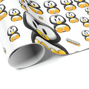 Verpakkingspapier Penguin Cadeaupapier