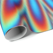 Verpakkingspapier - Psychedelische kunstbloem Cadeaupapier (Rol Hoek)