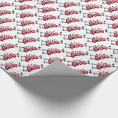 Verpakkingspapier, roodborstantenne cadeaupapier (Hoek)