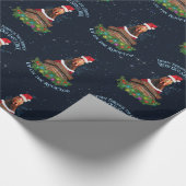 Verpakkingspapier - Saint Chick op een dak Cadeaupapier (Hoek)