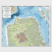 Verpakkingspapier - San Francisco Topo Cadeaupapier (Vlak)