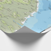 Verpakkingspapier - San Francisco Topo Cadeaupapier (Hoek)