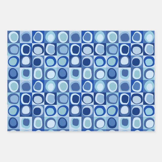 Verpakkingspapier Set van 3 vellen abstract patroo (Voorkant 2)