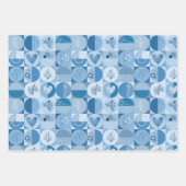 Verpakkingspapier Set van 3 vellen abstract patroo (Voorkant 2)