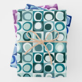 Verpakkingspapier Set van 3 vellen abstract patroo (In situ)