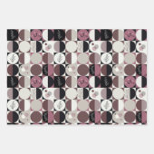 Verpakkingspapier Set van 3 vellen abstract patroo (Voorkant 2)