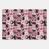 Verpakkingspapier Set van 3 vellen abstract patroo (Voorkant 3)