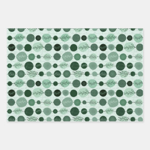 Verpakkingspapier Set van 3 vellen abstract patroo