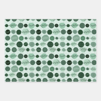 Verpakkingspapier Set van 3 vellen abstract patroo