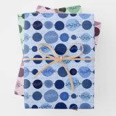 Verpakkingspapier Set van 3 vellen abstract patroo (In situ)