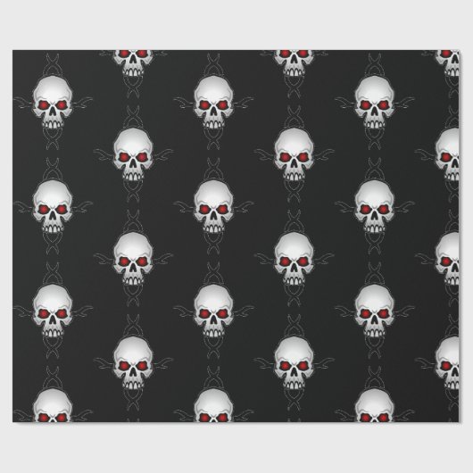 Verpakkingspapier Skulls Cadeaupapier (Vlak)