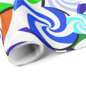 Verpakkingspapier - Snoep collage Cadeaupapier (Rol Hoek)