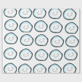 Verpakkingspapier Snowball Hearts Cadeaupapier (Vlak)